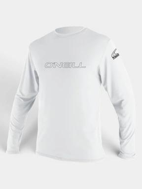 O'Neill Basic Skins L/S Sun Shirt férfi hosszú ujjú lycra fehér színben 3