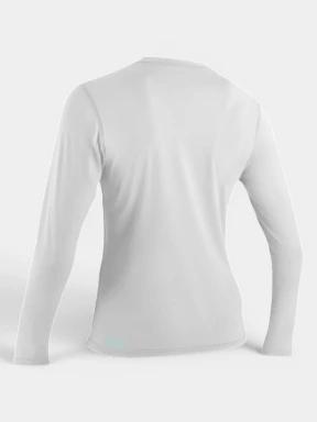O'Neill Wms Basic Skins L/S Sun Shirt női hosszú ujjú lycra fehér színben 1