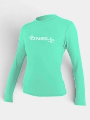 O'Neill Wms Basic Skins L/S Sun Shirt női hosszú ujjú lycra világoszöld színben 3