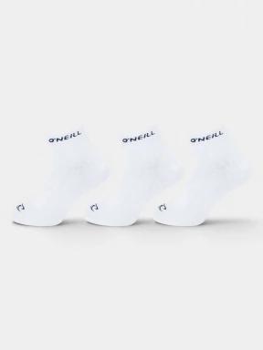 O'Neill O'Neill Women Men Quarter Socks 3-Pack zokni fehér színben 1