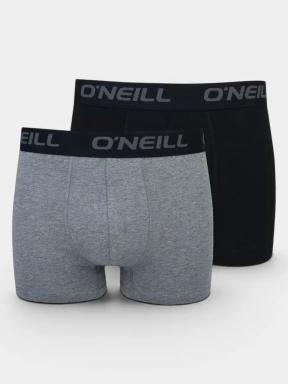 O'Neill O'Neill Men Boxershorts Uni 2-Pack férfi alsónadrág szürke színben 1