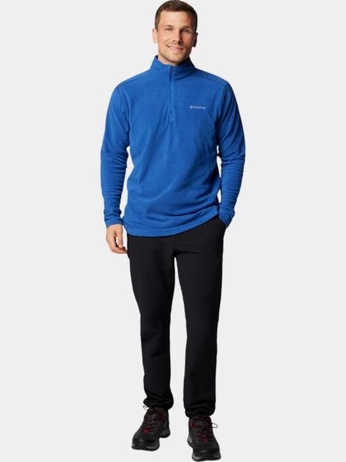 Columbia Klamath Range II Half Zip férfi polár pulóver kék színben 5