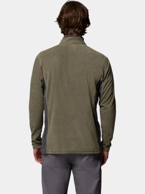 Columbia Klamath Range II Half Zip férfi polár pulóver zöld színben 4