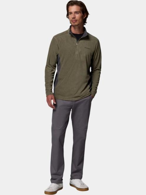 Columbia Klamath Range II Half Zip férfi polár pulóver zöld színben 5