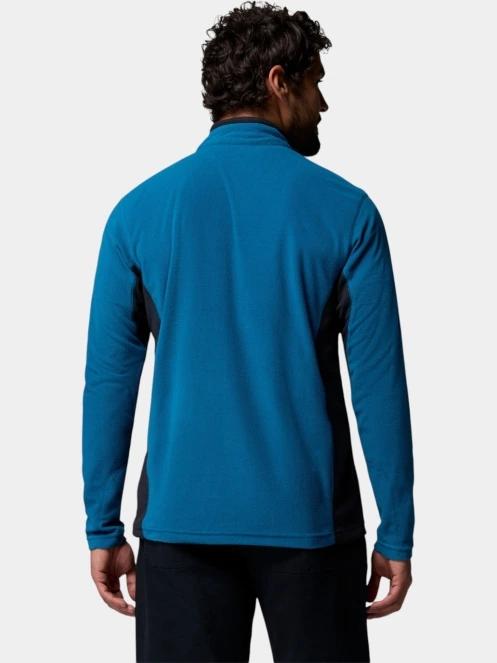 Columbia Klamath Range II Half Zip férfi polár pulóver kék színben 4