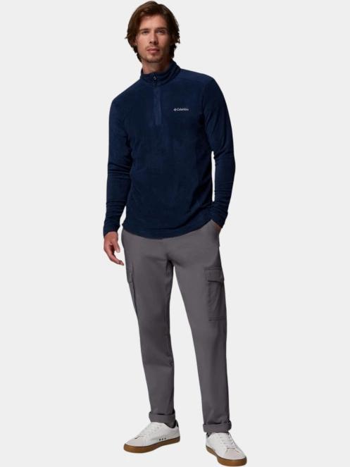 Columbia Klamath Range II Half Zip férfi polár pulóver sötétkék színben 5