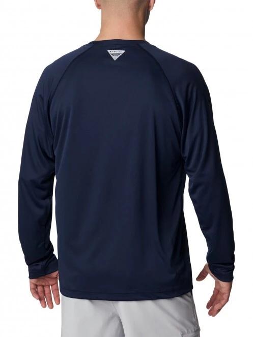 Columbia Terminal Tackle LS Shirt férfi hosszú ujjú sport póló kék színben 4