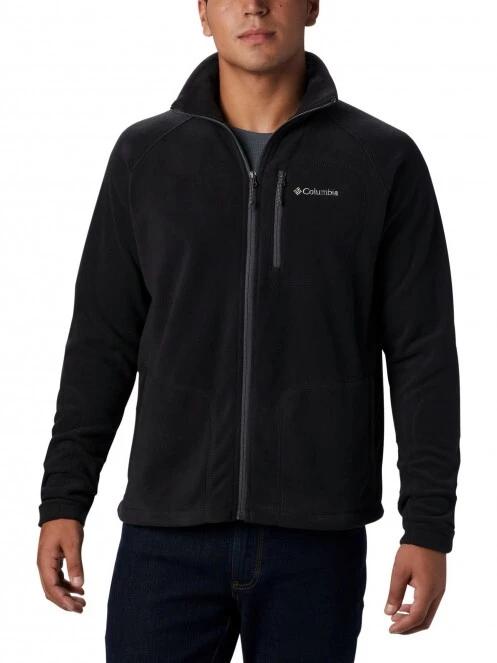 Columbia Fast Trek II Full Zip Fleece férfi polár pulóver fekete színben 2