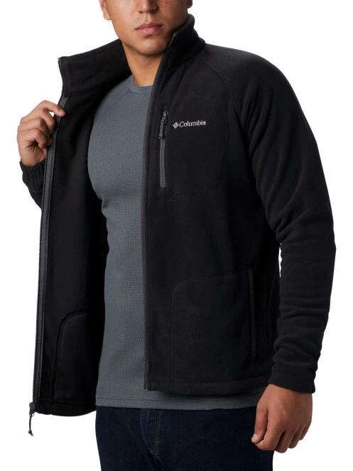 Columbia Fast Trek II Full Zip Fleece férfi polár pulóver fekete színben 5