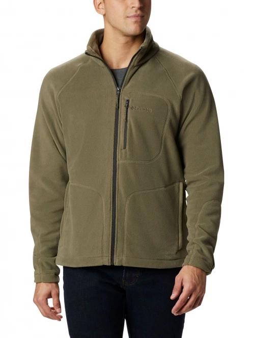 Columbia Fast Trek II Full Zip Fleece férfi polár pulóver zöld színben 2