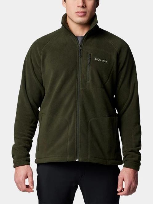 Columbia Fast Trek II Full Zip Fleece férfi polár pulóver zöld színben 2