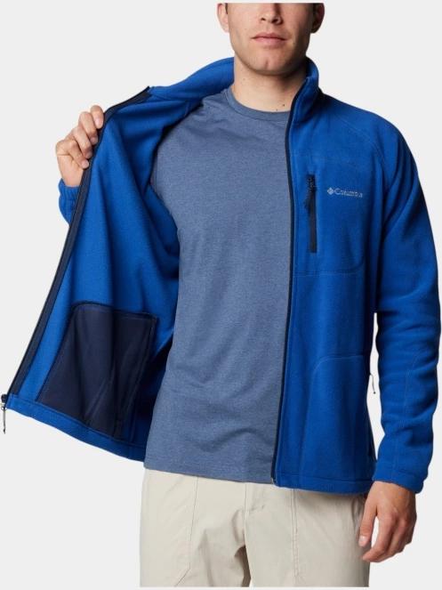 Columbia Fast Trek II Full Zip Fleece férfi polár pulóver kék színben 5
