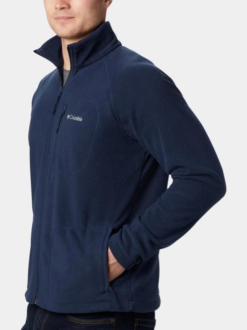 Columbia Fast Trek II Full Zip Fleece férfi polár pulóver sötétkék színben 6