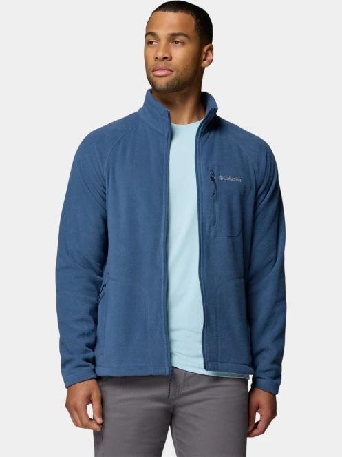 Columbia Fast Trek II Full Zip Fleece férfi polár pulóver kék színben 6