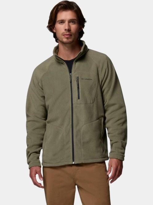 Columbia Fast Trek II Full Zip Fleece férfi polár pulóver zöld színben 2
