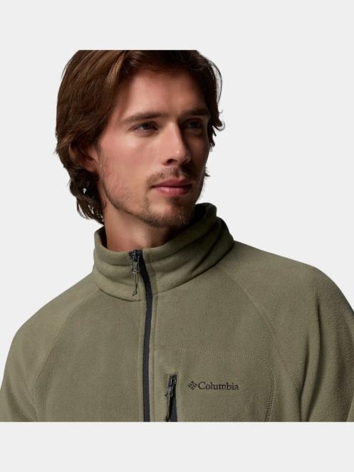 Columbia Fast Trek II Full Zip Fleece férfi polár pulóver zöld színben 7