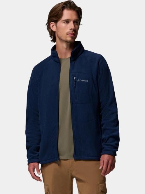Columbia Fast Trek II Full Zip Fleece férfi polár pulóver sötétkék színben 6