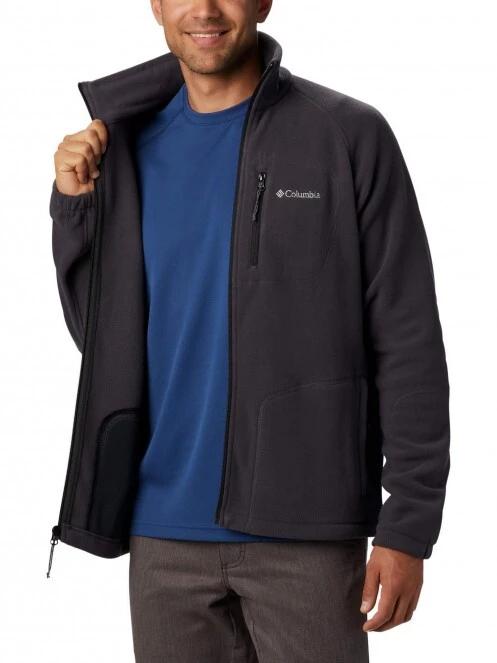 Columbia Fast Trek II Full Zip Fleece férfi polár pulóver szürke színben 5