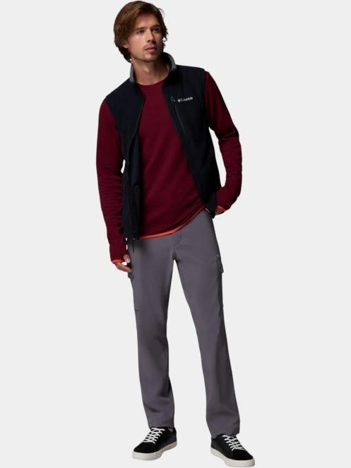 Columbia Fast Trek Fleece Vest férfi polár mellény fekete színben 4