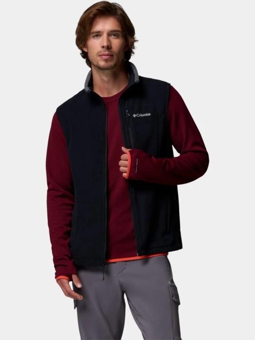 Columbia Fast Trek Fleece Vest férfi polár mellény fekete színben 7