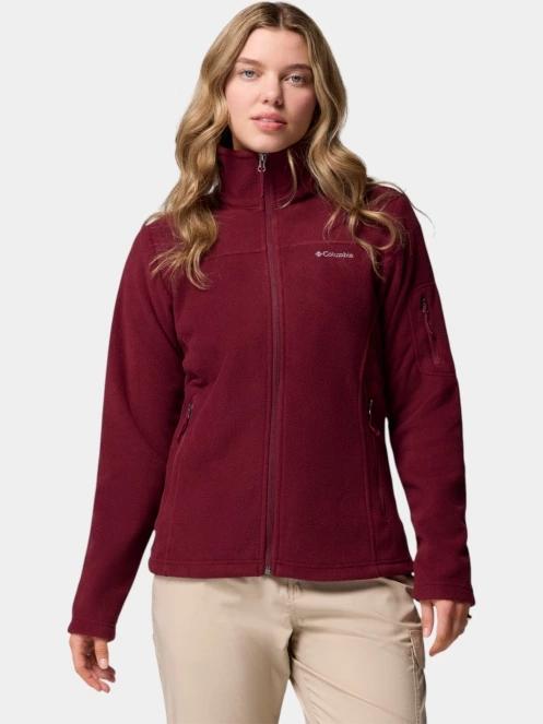 Columbia Fast Trek II Jacket női polár pulóver piros színben 2