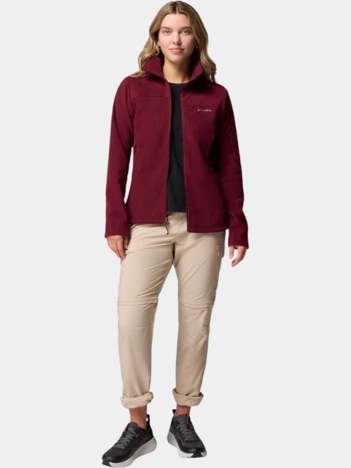 Columbia Fast Trek II Jacket női polár pulóver piros színben 6