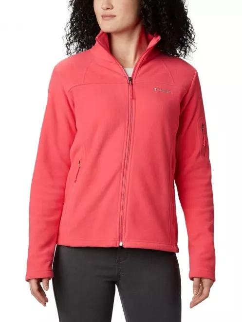 Columbia Fast Trek II Jacket női polár pulóver piros színben 2