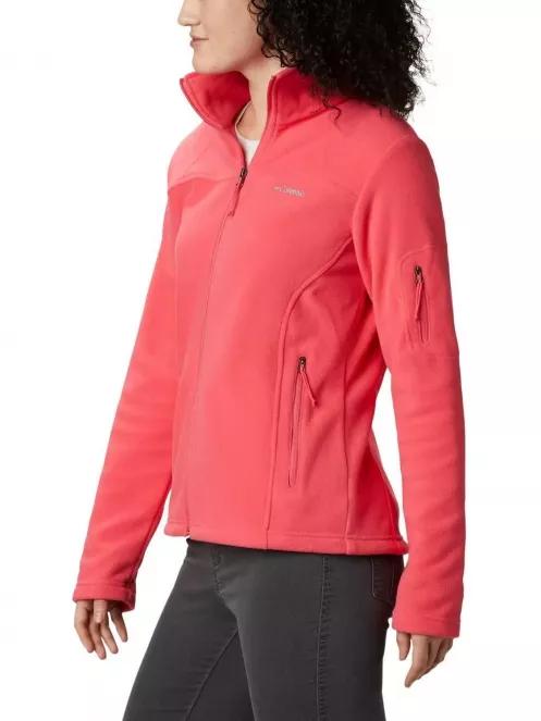Columbia Fast Trek II Jacket női polár pulóver piros színben 4