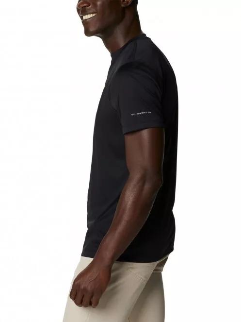 Columbia Zero Rules Short Sleeve Graphic Shirt férfi rövid ujjú sport póló fekete színben 4