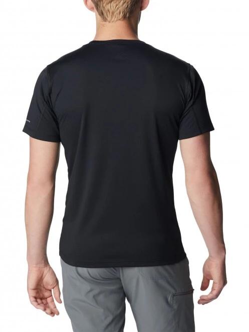 Columbia Zero Rules Short Sleeve Graphic Shirt férfi rövid ujjú sport póló fekete színben 4