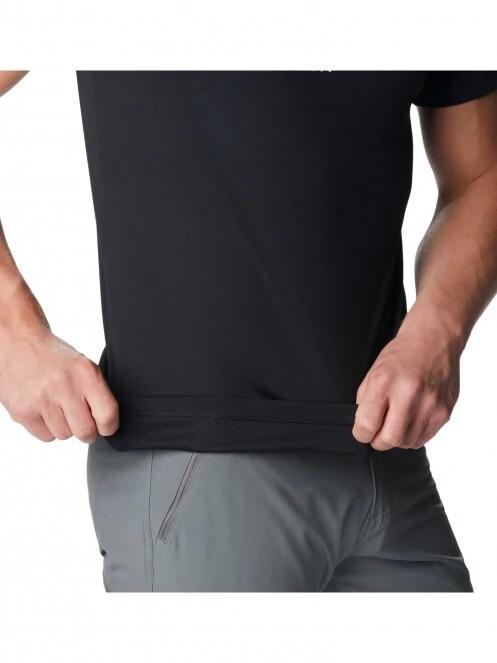 Columbia Zero Rules Short Sleeve Graphic Shirt férfi rövid ujjú sport póló fekete színben 6