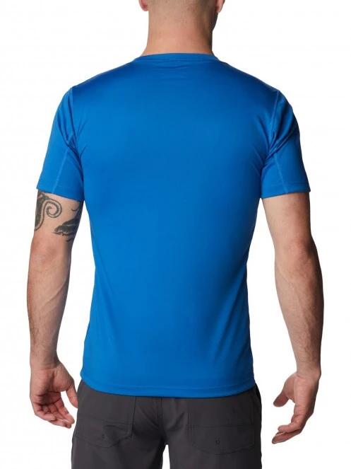 Columbia Zero Rules Short Sleeve Graphic Shirt férfi rövid ujjú sport póló kék színben 4
