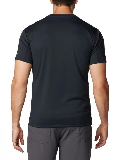 Columbia Zero Rules Short Sleeve Graphic Shirt férfi rövid ujjú sport póló szürke színben 4