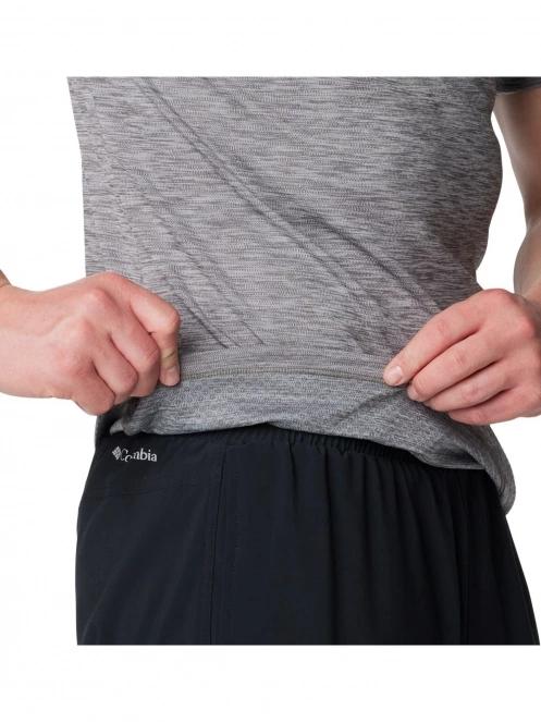 Columbia Zero Rules Short Sleeve Graphic Shirt férfi rövid ujjú sport póló szürke színben 6