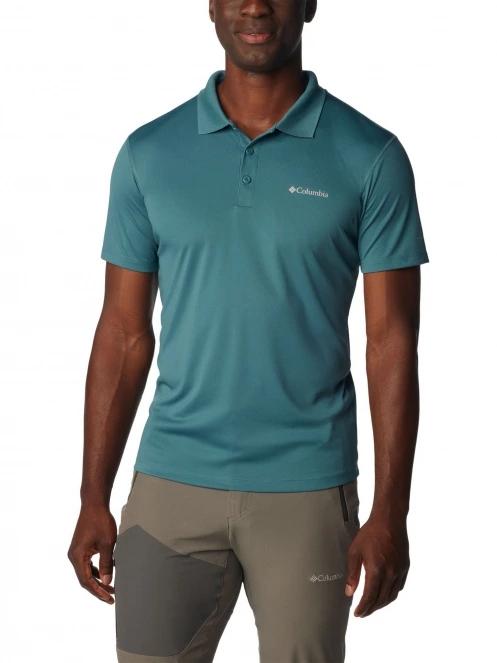 Columbia Zero Rules Polo Shirt férfi galléros póló zöld színben 2