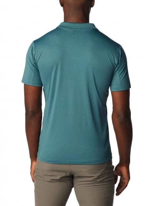 Columbia Zero Rules Polo Shirt férfi galléros póló zöld színben 4