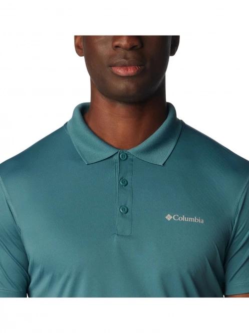 Columbia Zero Rules Polo Shirt férfi galléros póló zöld színben 5