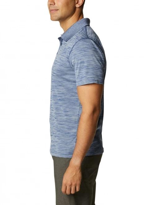 Columbia Zero Rules Polo Shirt férfi galléros póló kék színben 3