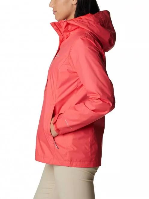 Columbia Arcadia II Jacket női esőkabát piros színben 4