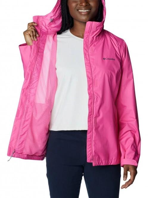 Columbia Arcadia II Jacket női esőkabát magenta színben 5