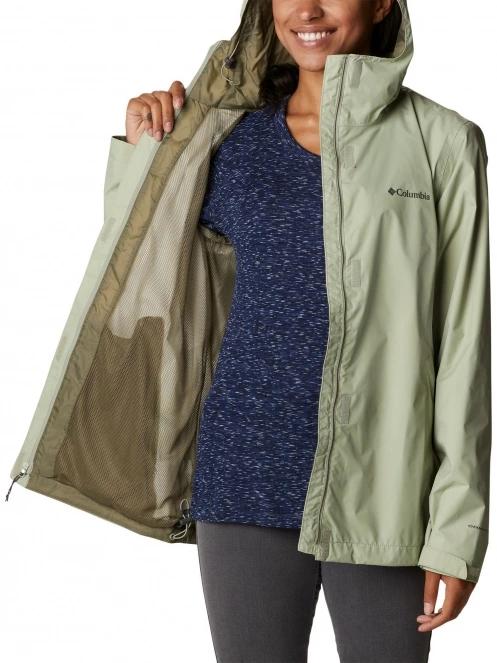 Columbia Arcadia II Jacket női esőkabát zöld színben 6