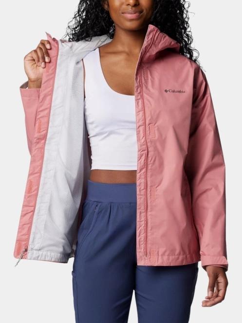 Columbia Arcadia II Jacket női esőkabát rózsaszín színben 6