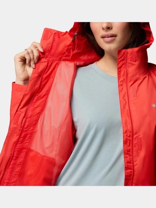 Columbia Arcadia II Jacket női esőkabát piros színben 7