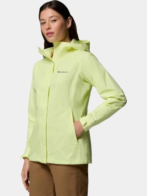 Columbia Arcadia II Jacket női esőkabát sárga színben 3
