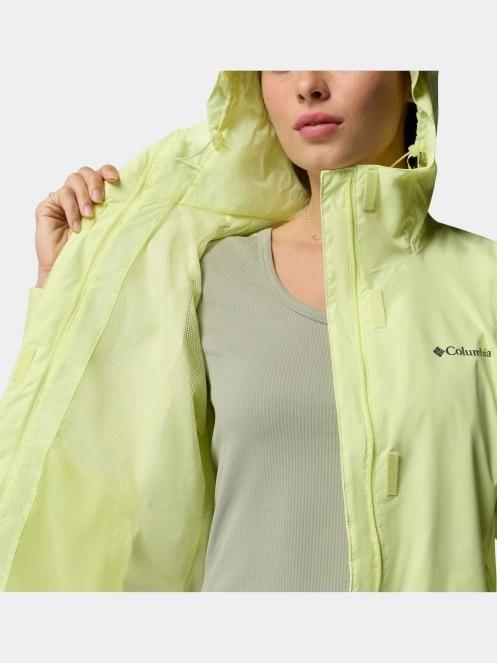 Columbia Arcadia II Jacket női esőkabát sárga színben 7