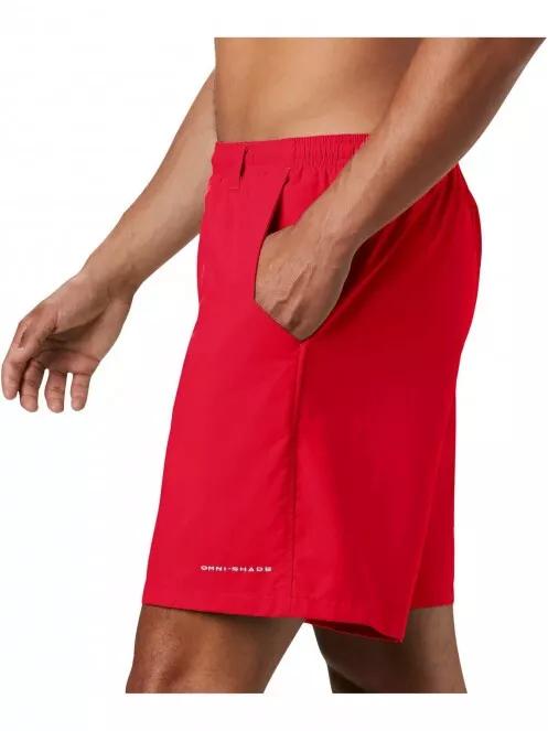 Columbia Backcast III Water Short férfi fürdőnadrág piros színben 5
