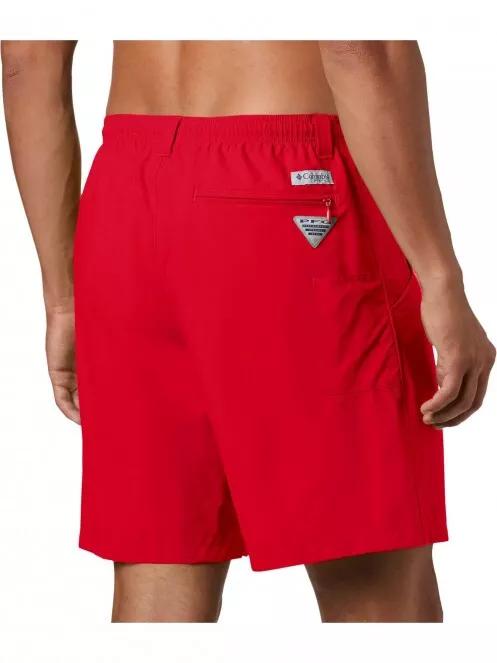 Columbia Backcast III Water Short férfi fürdőnadrág piros színben 6