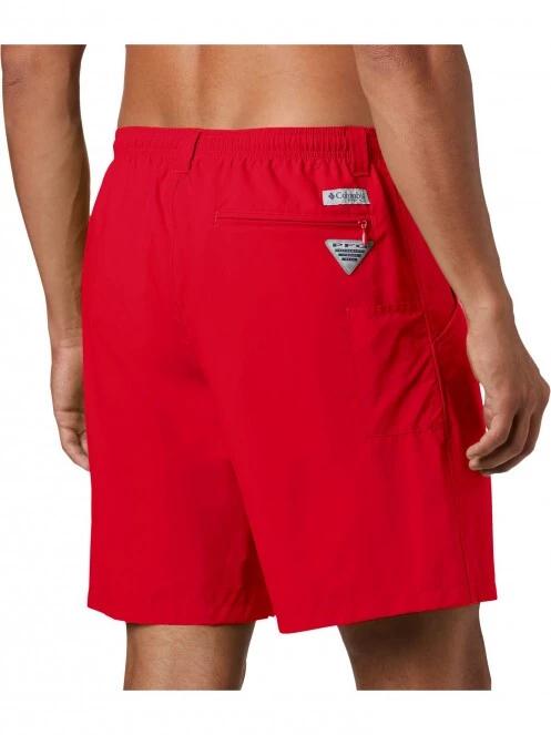 Columbia Backcast III Water Short férfi fürdőnadrág piros színben 6