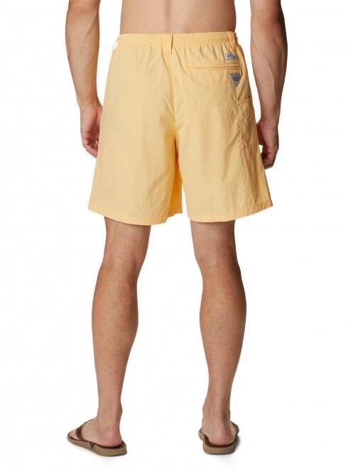 Columbia Backcast III Water Short férfi fürdőnadrág sárga színben 4