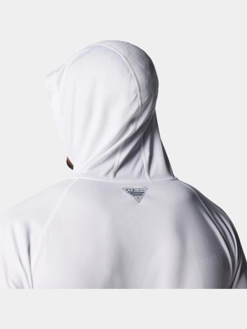 Columbia Terminal Tackle Hoodie férfi hosszú ujjú sport póló fehér színben 6